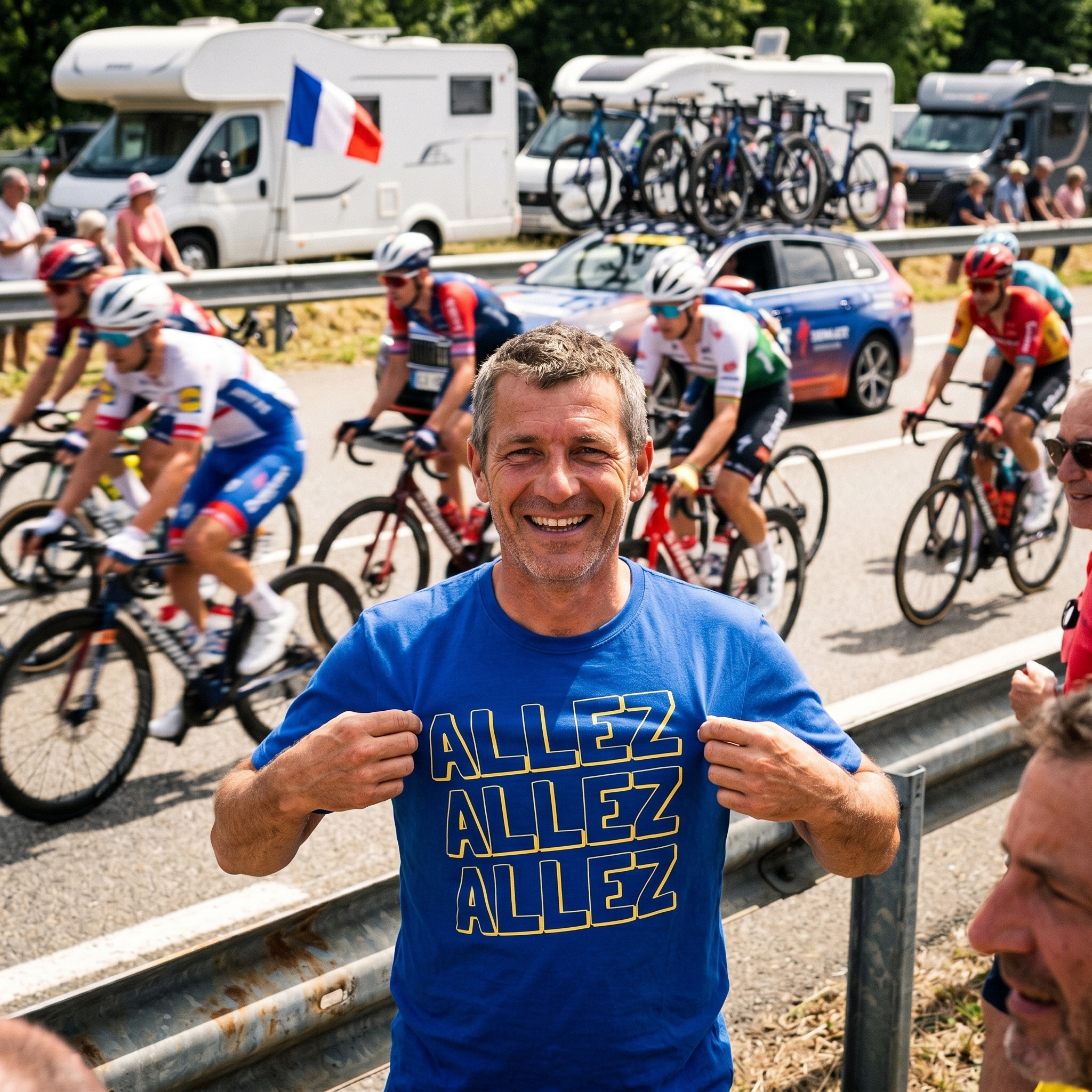 Allez Allez Allez — Tour de France Inspired Cycling T-Shirt