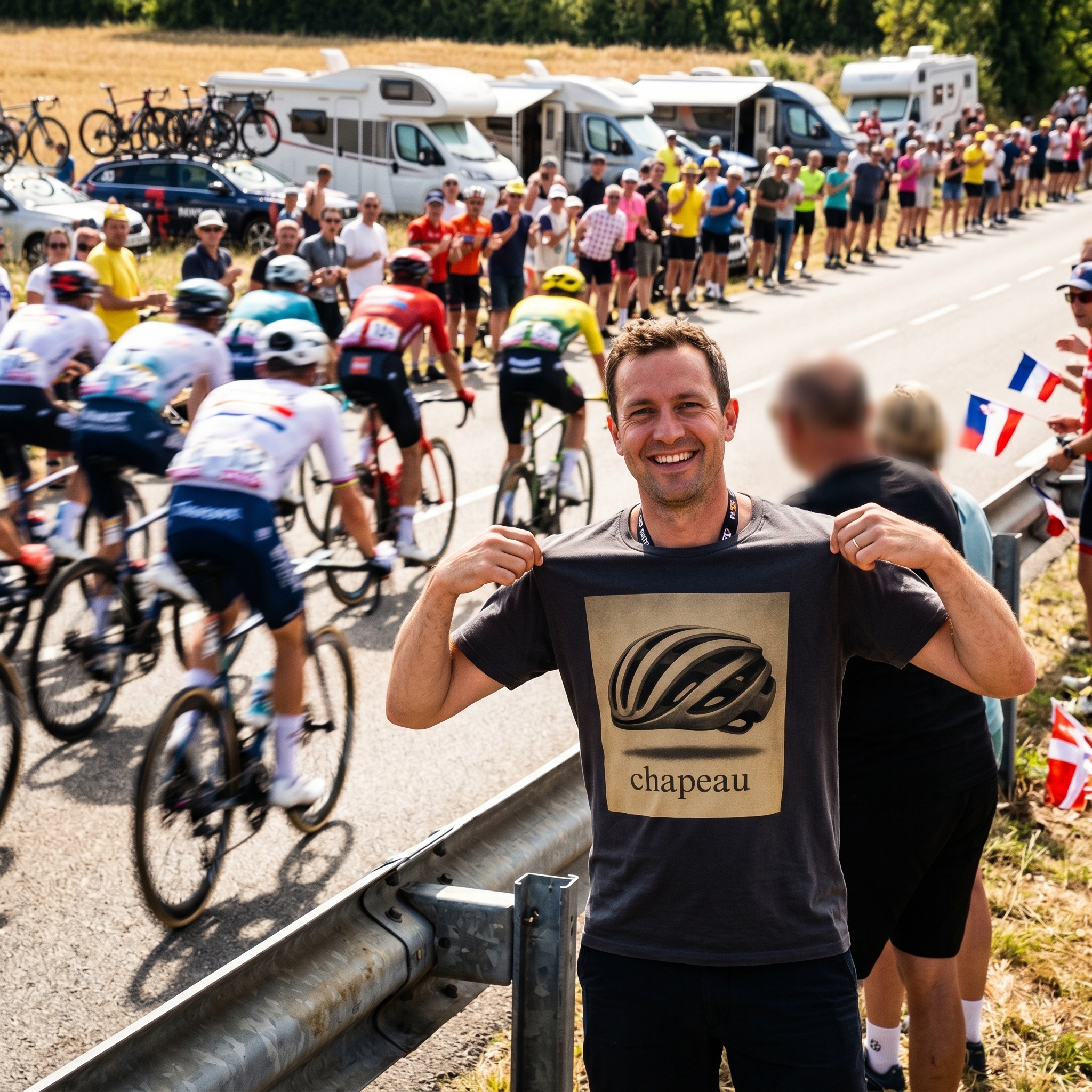 Chapeau Cycling T-Shirt — Cyclist Slang Gift