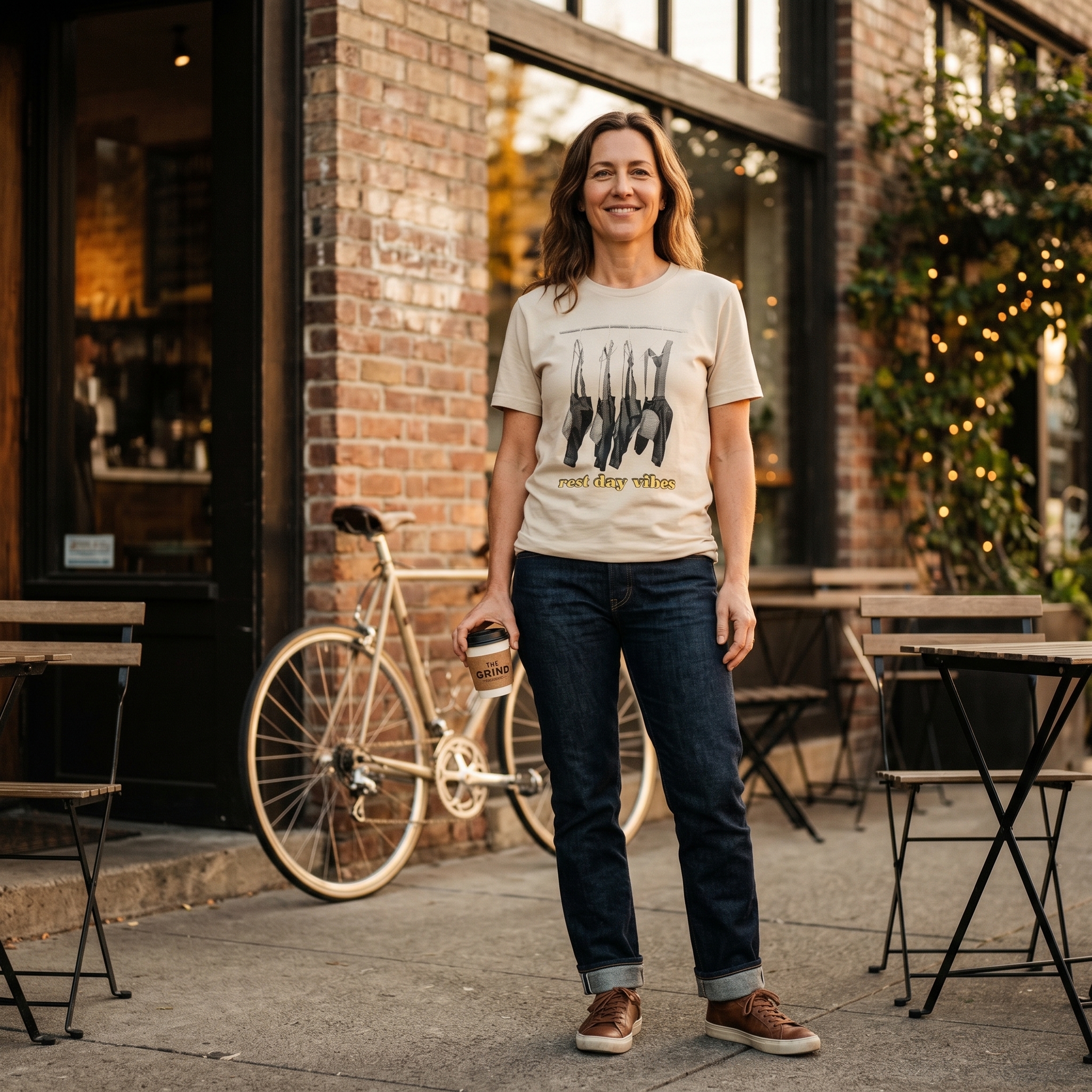 Rest Day Vibes Funny Cycling T-Shirt Gift for Cyclist
